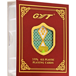 
Plastic playing cards GYT high-end PVC waterproof and anti-folding washable matte bridge thickened creative landlord Buke