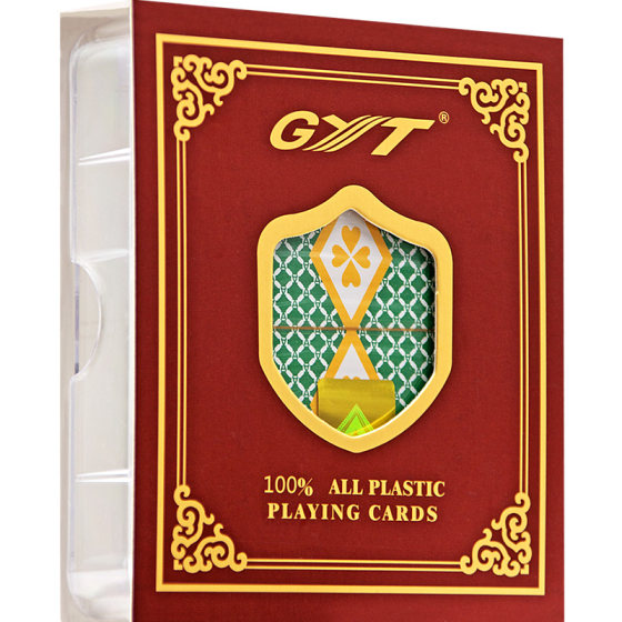 
Plastic playing cards GYT high-end PVC waterproof and anti-folding washable matte bridge thickened creative landlord Buke