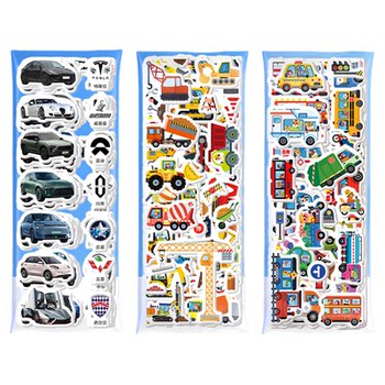Automobile engineering car stickers book transportation stickers stickers