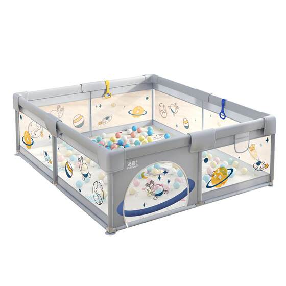 Baby game fence Children's indoor household safety learning step fence baby climbing cushion dual -use protective bar
