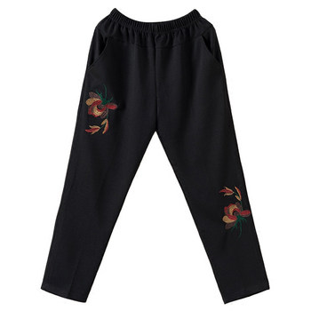 
Middle-aged and elderly women's pants autumn and winter grandma's pants casual pants