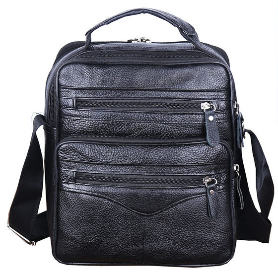 Business Large -capacity Cowei Men's Bag Men's Popular Glip -shoulder Bag Men's Bag Male Package IPAD Computer Package