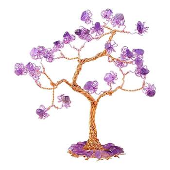 
Amethyst Money Tree Hand-woven Crystal Money Tree