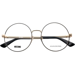 
Moschino glasses frame for women myopia can be matched with big face round frame gold wire light glasses frame 538