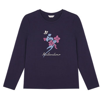 Mirandon pure cotton long-sleeved T-shirt for middle-aged and elderly mothers