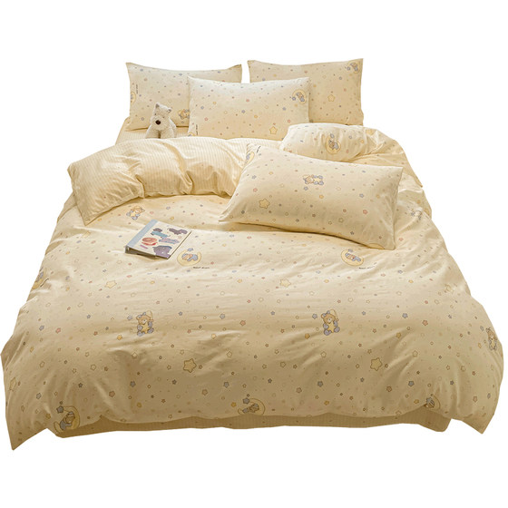 
Jieliya quilt cover pure cotton 2026 new style 1.5 meters 150x200 single single quilt cover 200x230cm