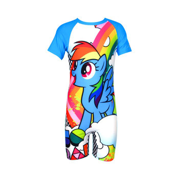 Boys conjoined swimsuit zoke short sleeves
