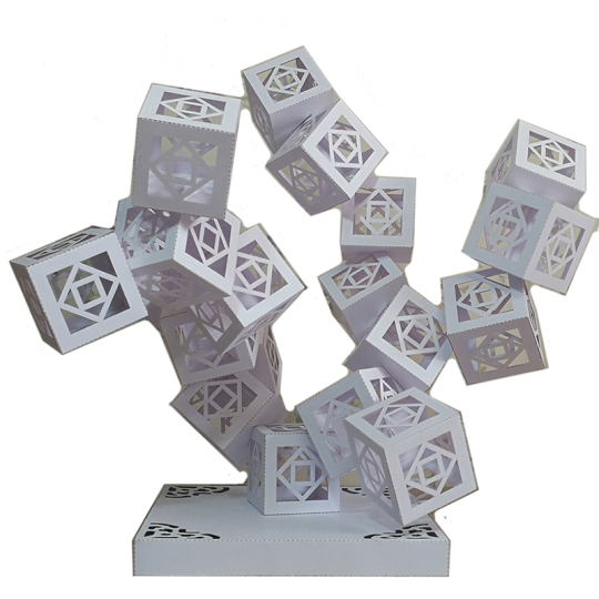 ペーパークラフトコレクション (完成品) Amazon | カワダ(Kawada) ペーパーナノ 360 京都 7×6.5×7cm 12才