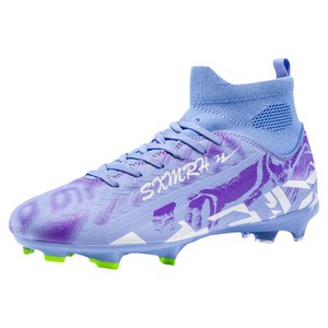 Double Star Football Shoes Men's AG Spike Professional Falcon Wide Football Shoes for Adult Men's Teenagers