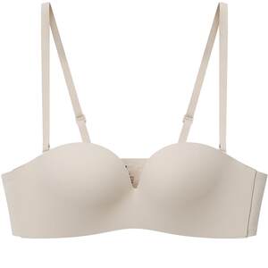 Yu Shuxin's same ubras style as ubras, anti-slip, strapless underwear, traceless liquid foundation bra