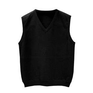 
Old money style fashionable simple inner knitted vest for men autumn new casual sweetheart collar waistcoat vest for men