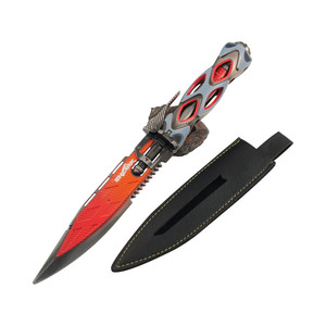 
Dark zone breakout weapon, cavity tactical knife, jet knife, disassembled version, metal model, alloy toy figure, unedged