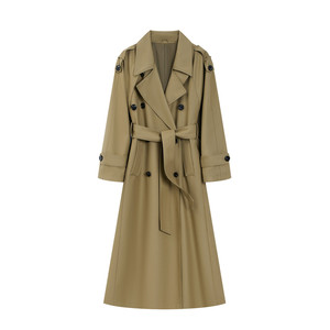 
YUSSI Paris Old Dream autumn and winter classic silhouette large lapel double-breasted long/short style windbreaker coat