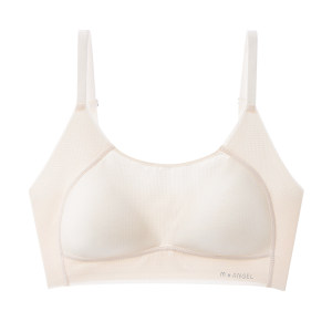 
Girls' bra Junior high school students High school girls' vests during youth development suspender underwear showing breasts small summer thin