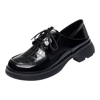 Elegant atmosphere! Pacific large size female leather shoes
