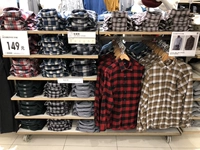 Мужская французская бархатная рубашка Uniqlo 470187 470188 470189 470190