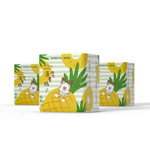
[Taomiao] Babu Dou Naughty Pineapple Pull-ups Ultra-thin Breathable Dry Baby Diapers