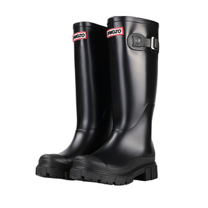 
High-top rain boots for women, fashionable boots, waterproof and non-slip, outdoor rainforest hiking rain boots 2026 new rubber shoes for women