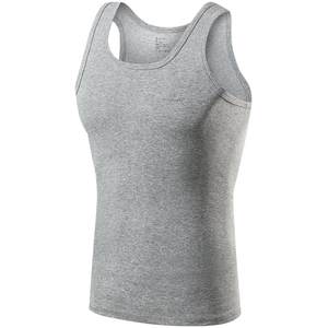 HLA/Hailan House vest male 2 pieces of pure cotton breathable solid color in summer, wearing thin white sweater men in the bottom of the bottom