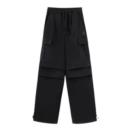 
[Water-Repellent] Camel Sports Overalls Women's Spring and Summer Paratrooper Casual Pants Outdoor Straight Hiking Mountaineering Pants