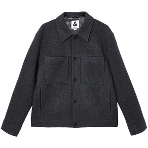 
[Pure Wool] Jack Jones Men's Spring Wool Jacket is Soft, Comfortable, Warm and Exquisitely Embroidered for Business Commuting