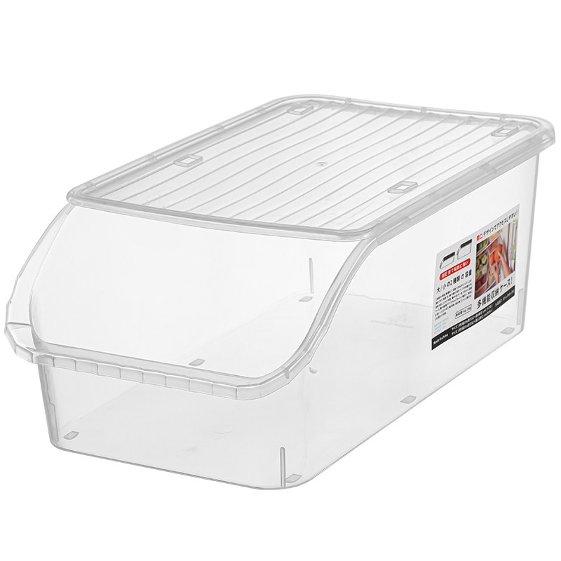 6er-Set Aufbewahrungsboxen Transparent Mit Goldgriff – Stylisch, Stapelbar, Für Schublade & Kühlschrank