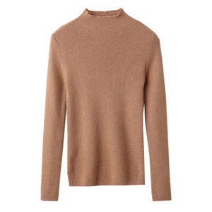 
Perfect with a coat, a half-turtleneck sweater, a slim-fitting inner layer for women in autumn and winter, a versatile tight-fitting knitted bottoming shirt