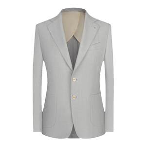 This class has a high-end semi-lined casual suit for men's bird's eye pattern wedding business suit men's slim suit professional suit