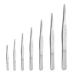 Industrial round-head cotton balls with anti-slip teethed tweezers free shipping