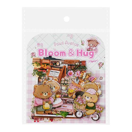 
Yiniao Mengzhao Street PET stickers animal cute cartoon town shop landscaping hand account DIY material decoration
