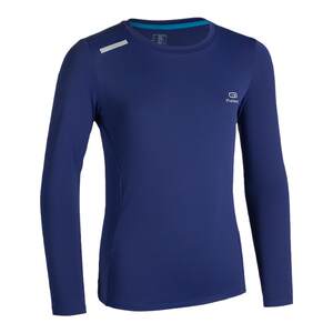 Decathlon children's T-shirt boys and girls quick-drying clothes spring and summer running sun protection top base long sleeve training KIDC
