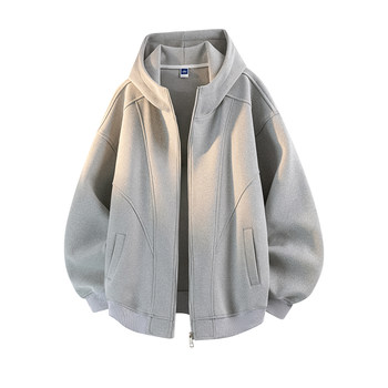 
NASA cardigan hooded sweatshirt jacket