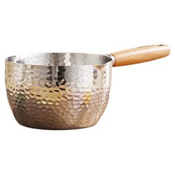 Supor 316L uncoated long handle oil pan