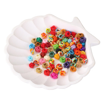 
Pineapple Knot Coil Hand Knitted Colorful Pineapple Button