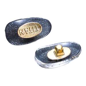Screw non -slip hard metal core nasal support PVC anti -slip nasal cushion glasses accessories on titan