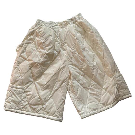 
Women's outer wear down pants 2025 new winter six-point pants with boots white duck down popular super hot pants this year