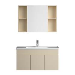 Faensa intelligent beauty mirror cabinet integrated ceramic basin bathroom cabinet washbasin