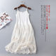 Autumn and winter new heavy workers W -blossoming skirt Modal stitching net yarn dress Korean version of the Korean version of lace bottom skirt