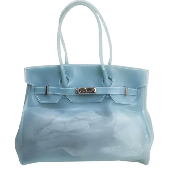 
Jellyfirkin large jelly bag women's new summer style large capacity commuter waterproof tote bag beach bag