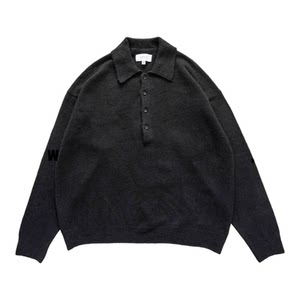 
NOFAITH pullover cardigan wool blended POLO collar sweater men's winter loose knitted sweater casual top