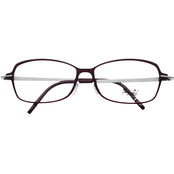 
Shile glasses frame for men and women ultra-light pure titanium full frame retro myopia can be matched with fashionable screwless glasses frame 1593