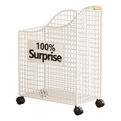 Yoga mat storage basket with large capacity for home fitness tools