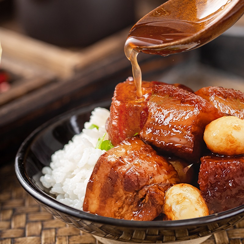 美宁红烧猪肉罐头500g红烧肉应急救援长期储备食品即食熟食速食
