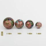 Бусины, украшение-шарик, медное ожерелье с бусинами, эмаль, 25mm