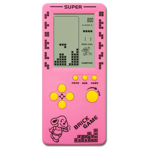 
[Children's Gift] HD Eye Protection Large Screen Tetris Game Machine Rechargeable Portable 8090 Classic Nostalgic Children's Puzzle Electronic Toys