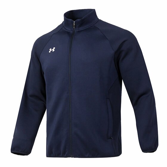 
Under Armour Fashionable Casual Sports Zipper Jacket Men and Women Blue