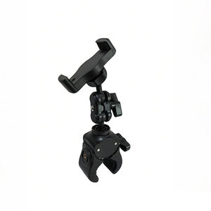 
New thickened crab claw clamp 17mm ball head 1/4 mobile phone live support increased bicycle electric vehicle navigation support