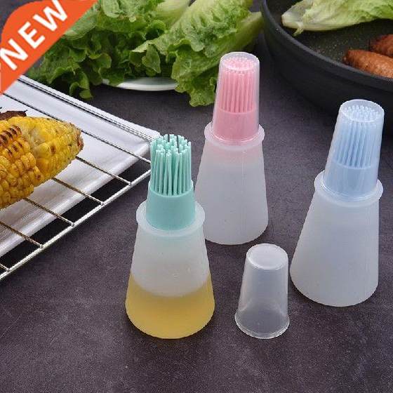 Garden Kitchen BBQ Oil Brush Tools Silicone Basting Oil