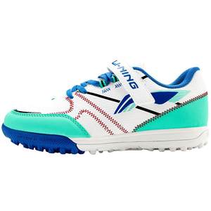Li Ning Children's Football Shoes Male and Woman Magic Patch Boy Primary School Student Soldiers Sneo Sneoving Nail Training Official