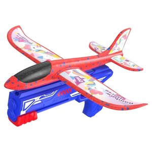 Popular online catapult foam aircraft with a shotgun, throwing children into the sky, outdoor sports toys, little boy